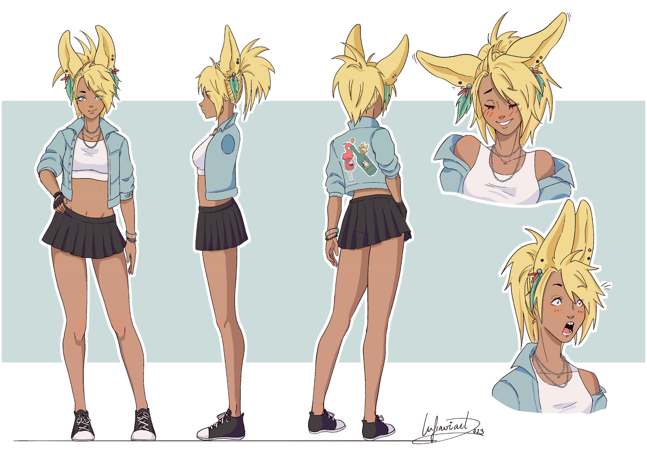 Charact Sheet Commission for Vtuber