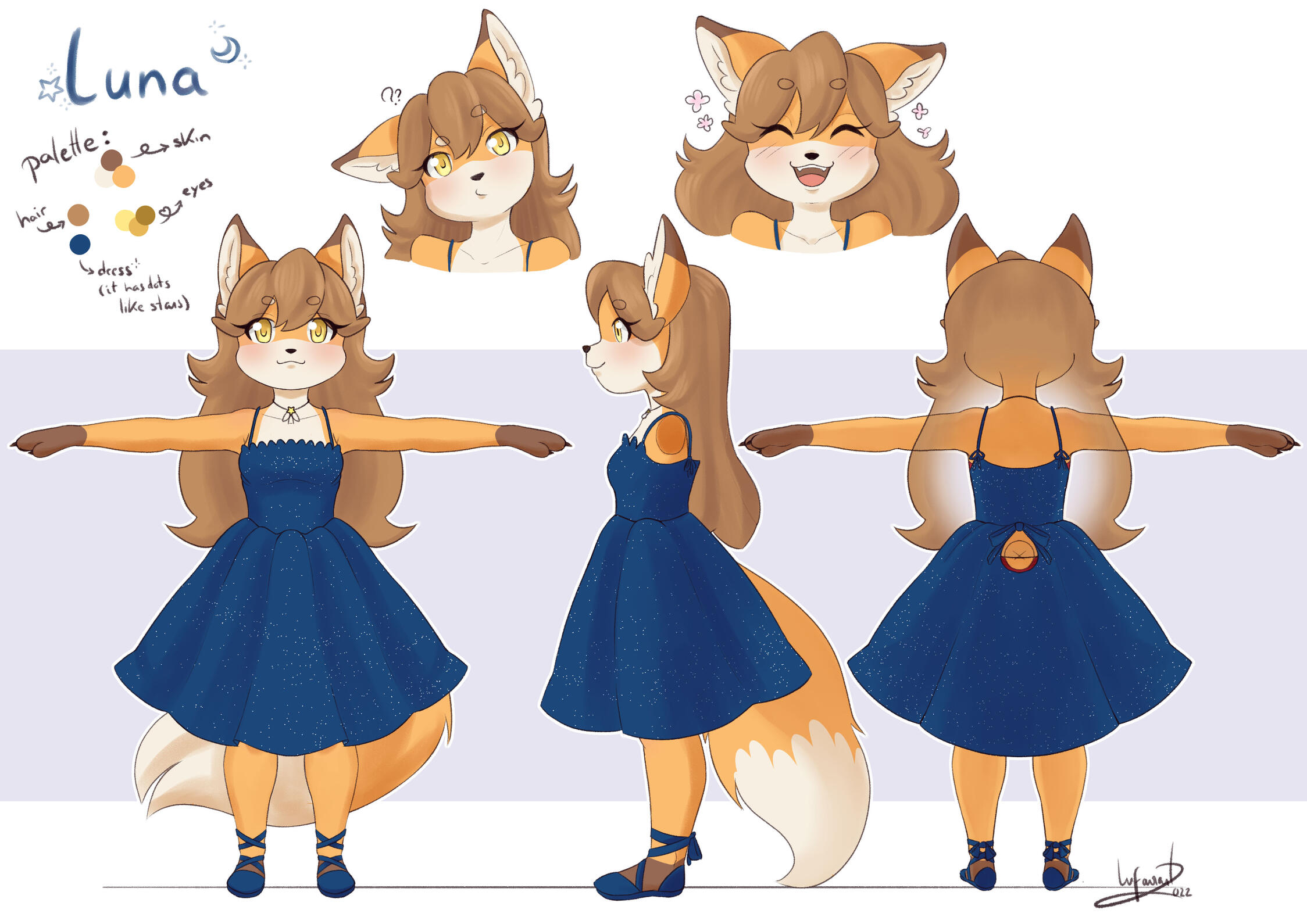 Charact Sheet Commission for a Vtuber