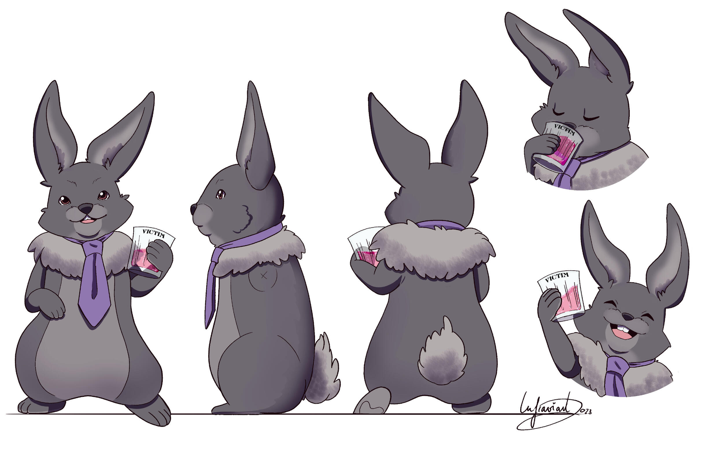 Charact Sheet Commission for glass brand