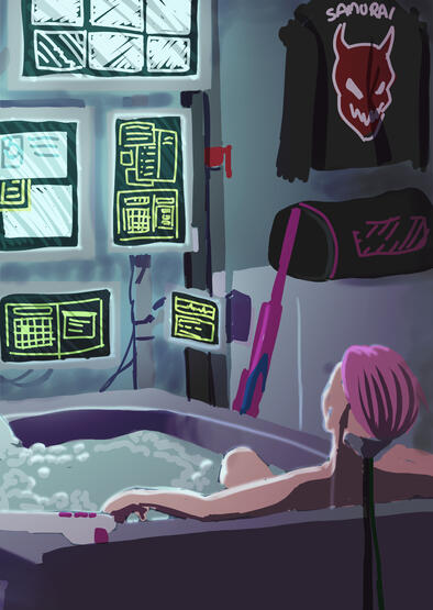 Cyberpunk 2077's Fanart